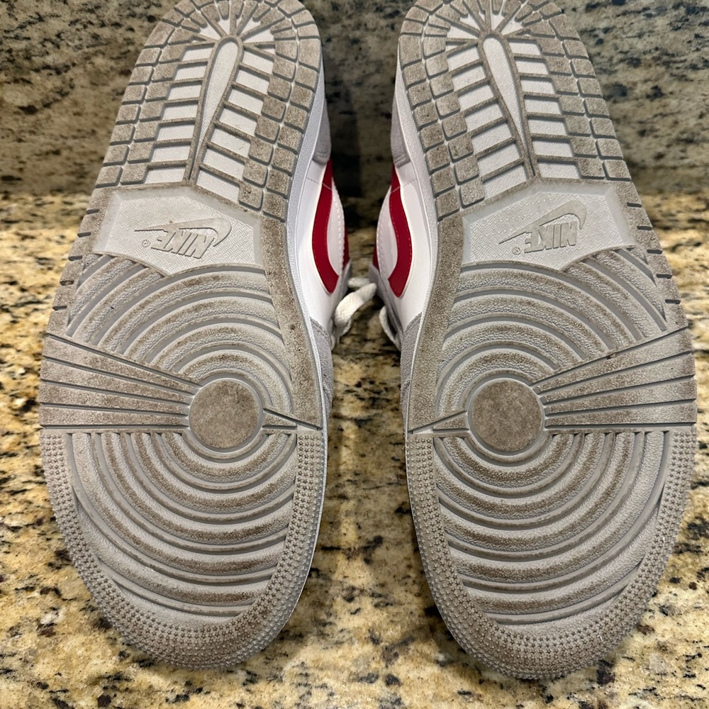 Nike Jordan 1, low, light smoke gray. Like new-only worn a few times. With box.